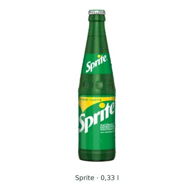 Sprite – 0,33-Liter-Glasflasche